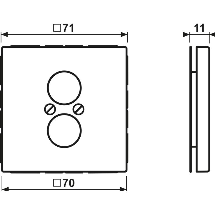 Thumbnail - JUNG, Zubehör Schalterprogramm, Abdeckung