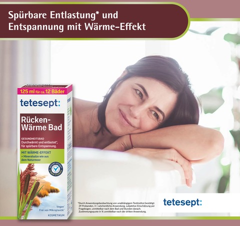 Immagine prodotto Tetesept Bagno di calore posteriore (125 ml, Sali da bagno)