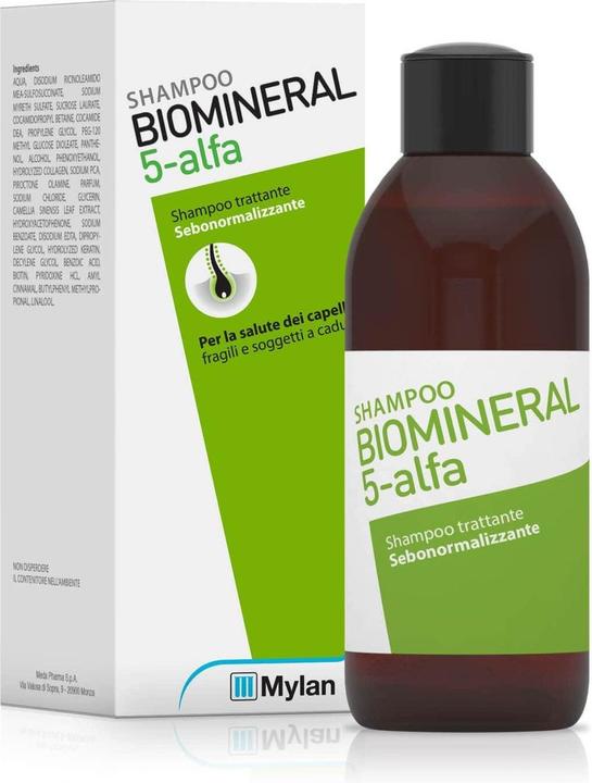 Meda Pharma Biomineral 5-Alpha Shampoo Madaus 200ml (200 ml, Flüssiges Shampoo)