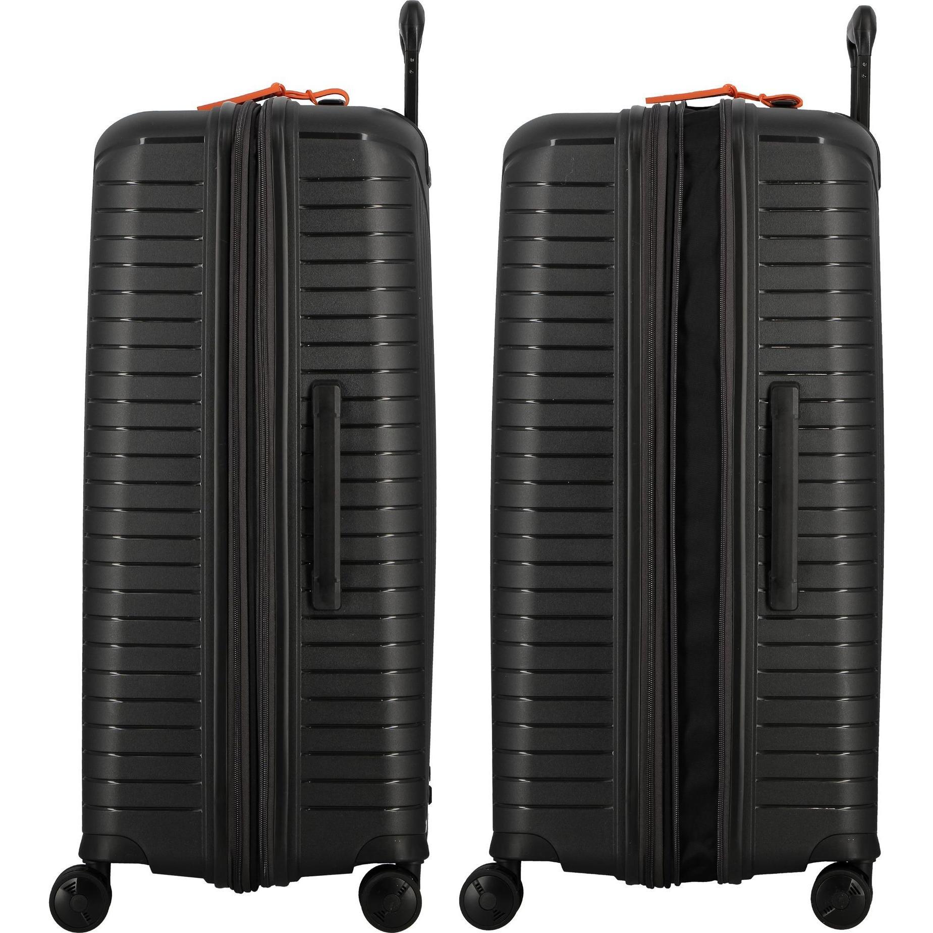 Thumbnail - Jump, Koffer, Evae 4 Rollen Trolley 76 cm mit Dehnfalte, Grau, (108 l, XL (ab 115l))