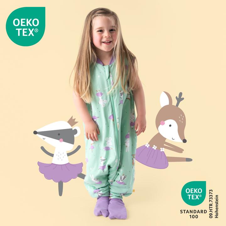 Actual product image Schlummersack Sleeping Bag with Feet & Foldable Feet Covers - 1.0 TOG (60 cm, 1.0 TOG, Spring, Autumn)