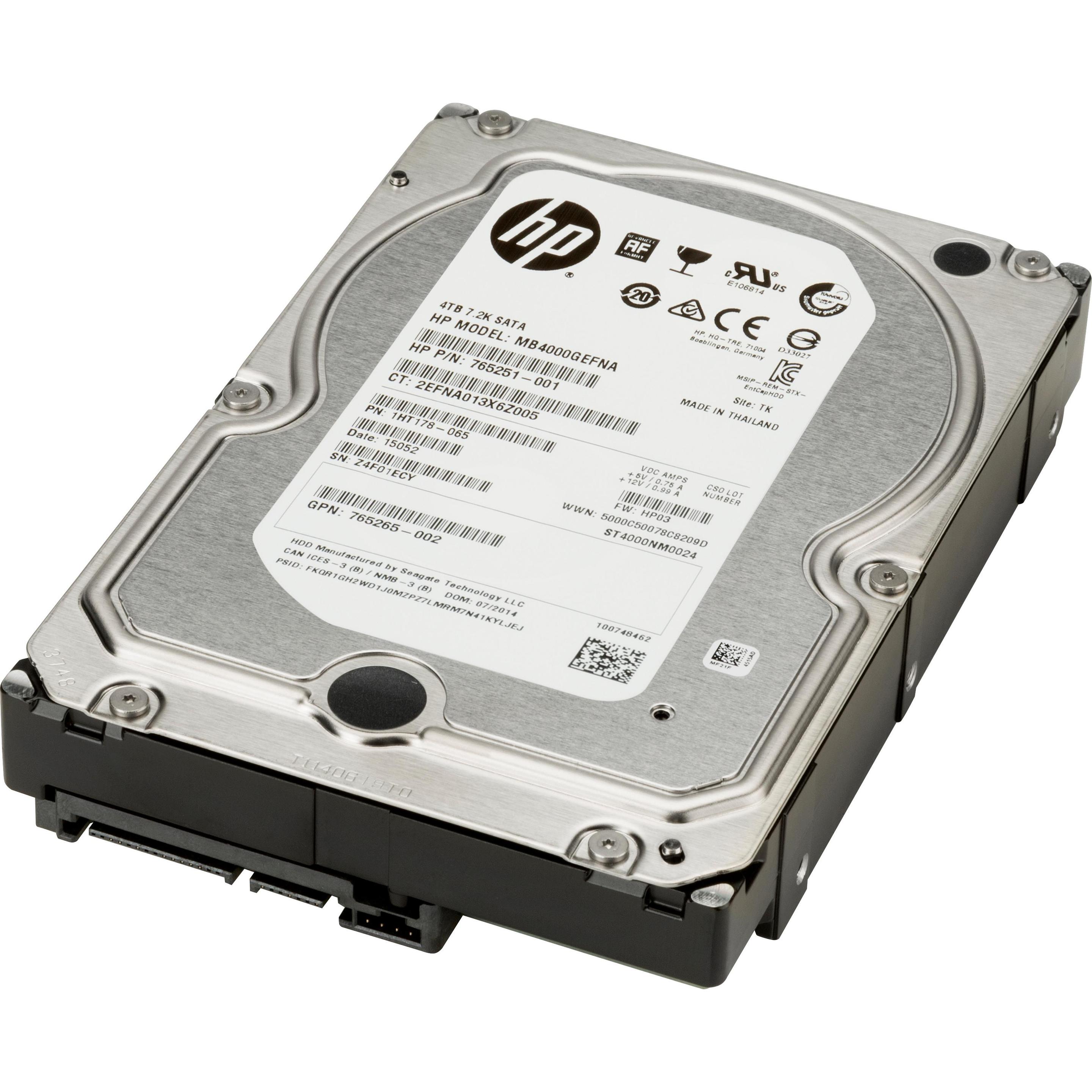 HP HDD, 3.5 inch, SATA enterprise class (4 TB, 3.5"), Festplatte