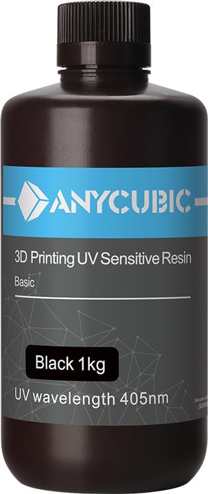 Actual product image Anycubic Normal UV Resin Black 1kg (Black, 1000 g)