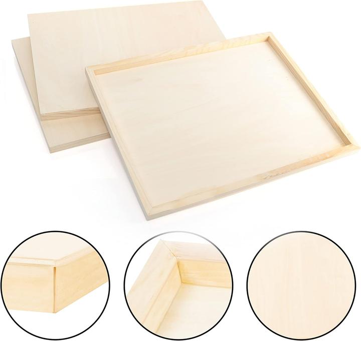 Produktbild Belle Vous 4er-Set Leinwand-Platten (40x50 cm) (40 x 50 cm)
