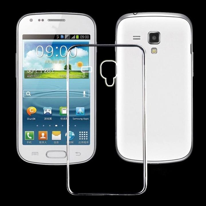 Produktbild König Design Handyhülle für Samsung Galaxy Trend II Schutzcase Backcover Bumper Transparent (Samsung Galaxy Trend Lite)