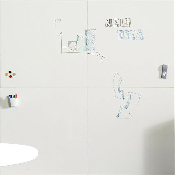 Actual product image Rocada Skinwhiteboard, lacquered surface, matt white (100 x 200 cm)