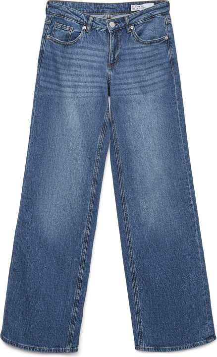 Actual product image Vero Moda VMVANESSA Niedrige Taille Weiter Beinschnitt Jeans Hose mit weitem Beinschnitt (26)