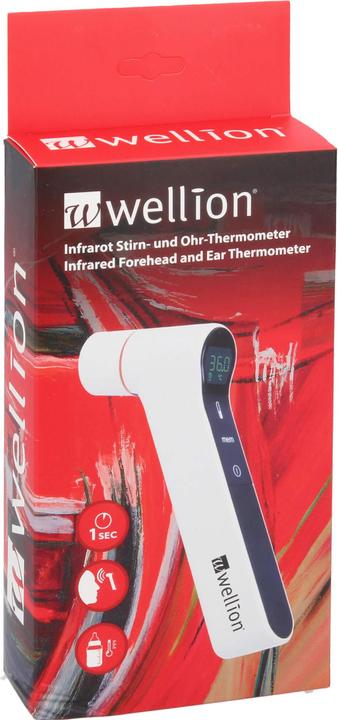 Actual product image Wellion Infrared forehead and ear thermometer (Ear, Forehead)