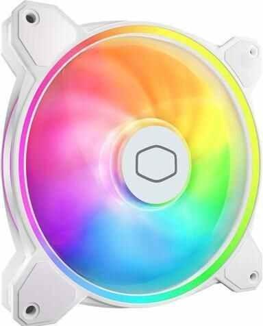 Actual product image Cooler Master MasterFan MF140 Halo White Edition (140 mm)