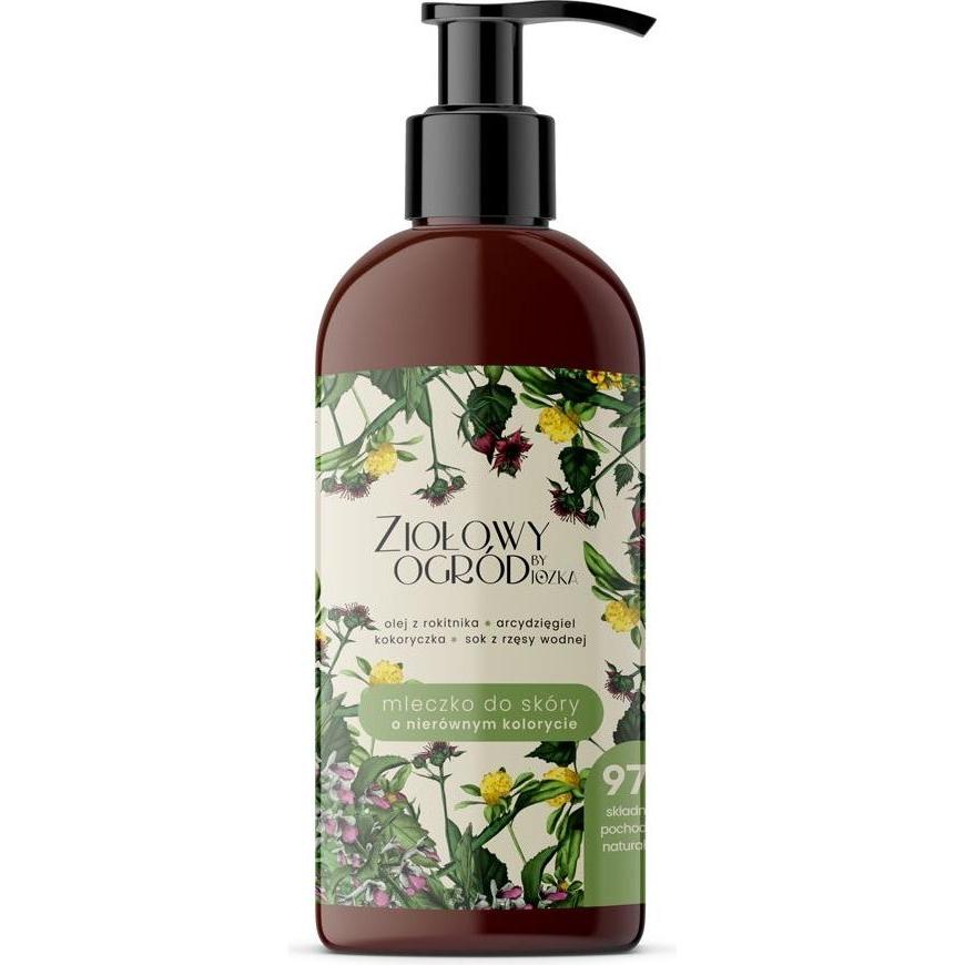 Dary Natury, Handseife, Hautmilch mit ungleichmässiger Kräuterfarbe 300 ml - Jozka Kräutergarten (Geschenke der Natur) (...