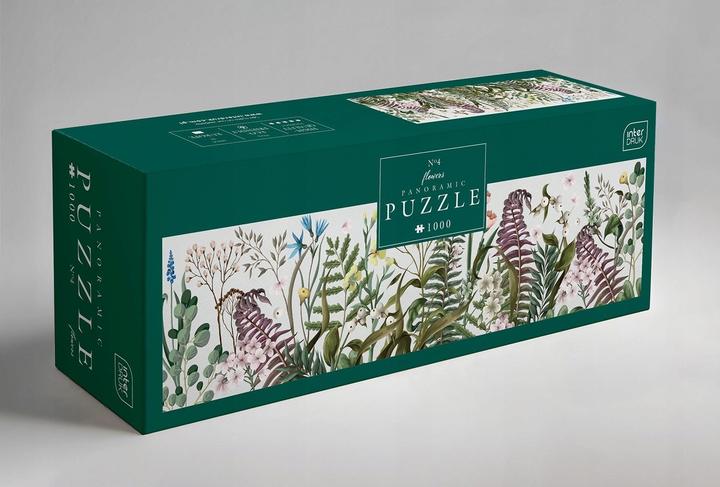 Image du produit Interdruk 1000 Blumen 4 Panorama-Puzzle (1000 pièces)