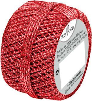 Produktbild Susy Card Zierkordel "Cordonnet", rot (20 m)