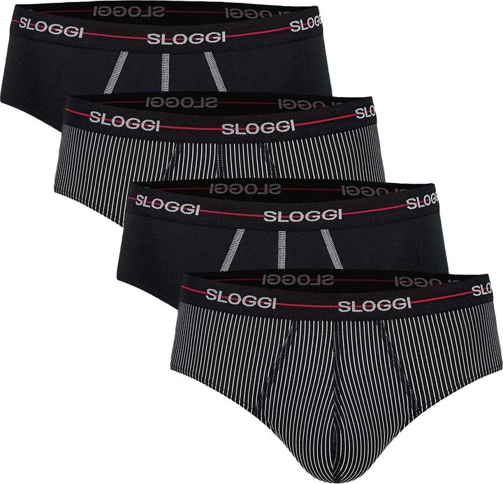 Produktbild Sloggi Slip Casual Figurbetont Start midi C4P box (M, 4er Pack)