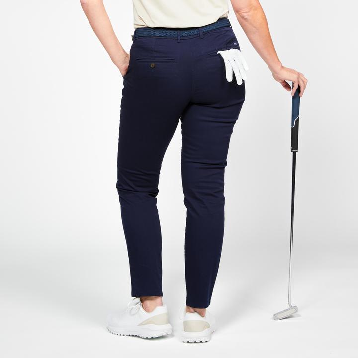 Image du produit Inesis Chinos de golf en coton pour femmes - MW500 Bleu marine (46)