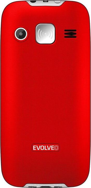 Actual product image Evolveo EasyPhone XR, mobilní telefon pro seniory s nabíjecím stojánkem, červená (2G)