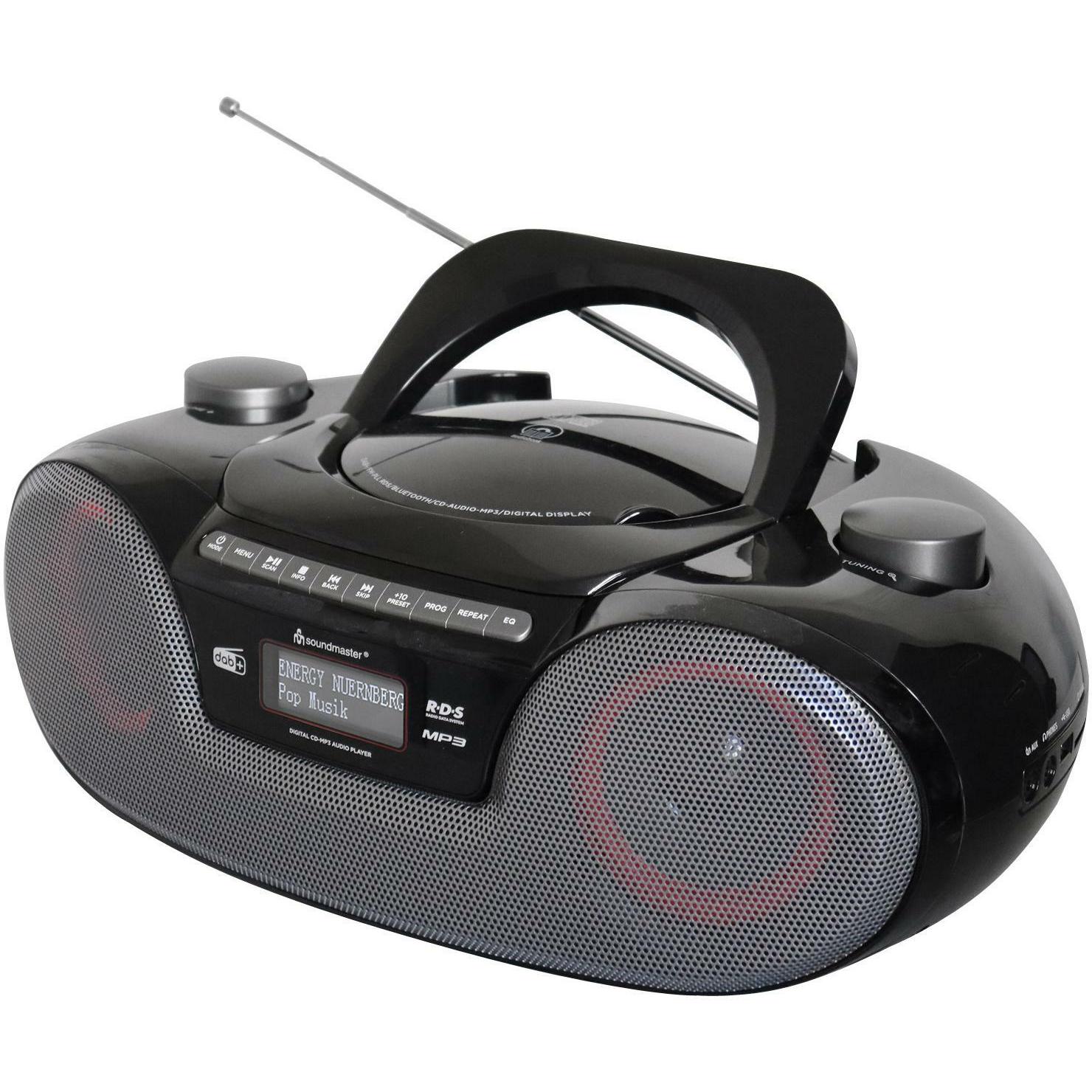 Soundmaster SCD8300SW (FM, DAB+, Bluetooth), Radio, Schwarz