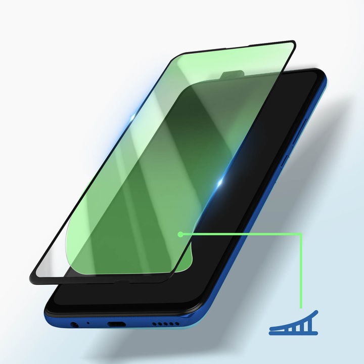 Actual product image Avizar Protective glass film 9H (1 Piece, Honor 9X)