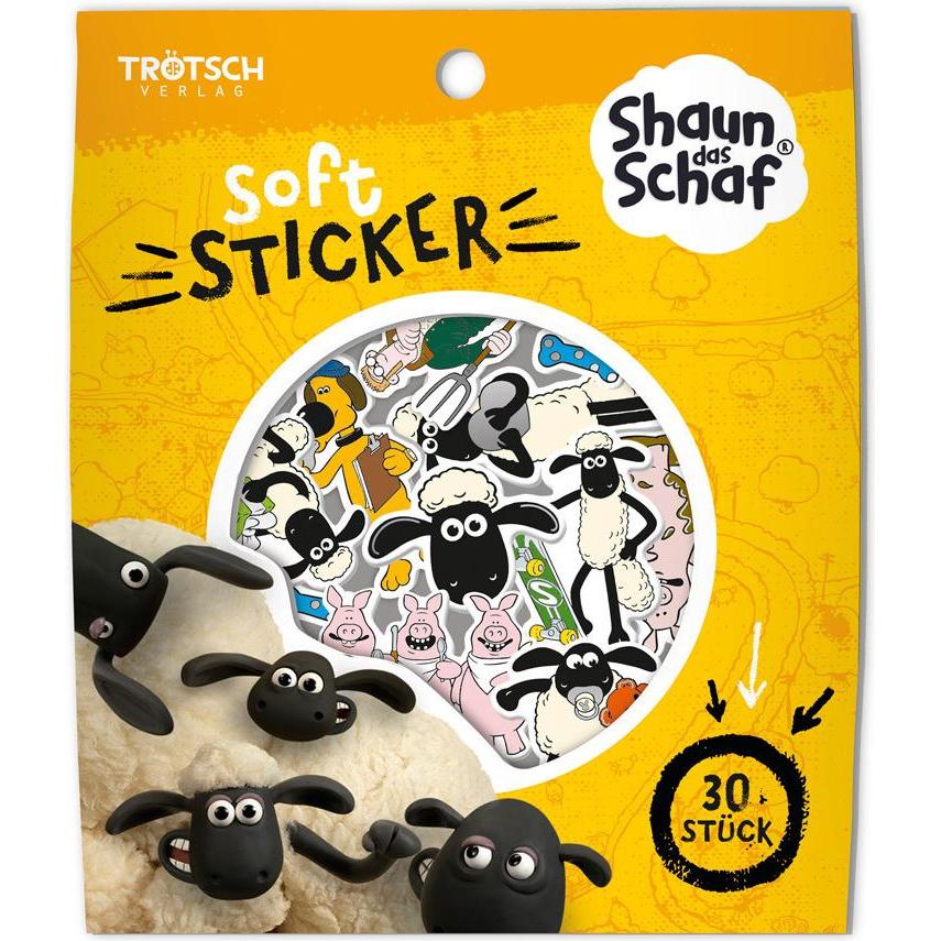 Trötsch, Sticker, Shaun das Schaf Soft-Sticker