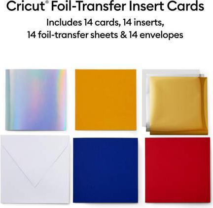 Produktbild Cricut Insert Cards FOIL Celebration S40 12,1cm x 12,1cm 14-pack (P)