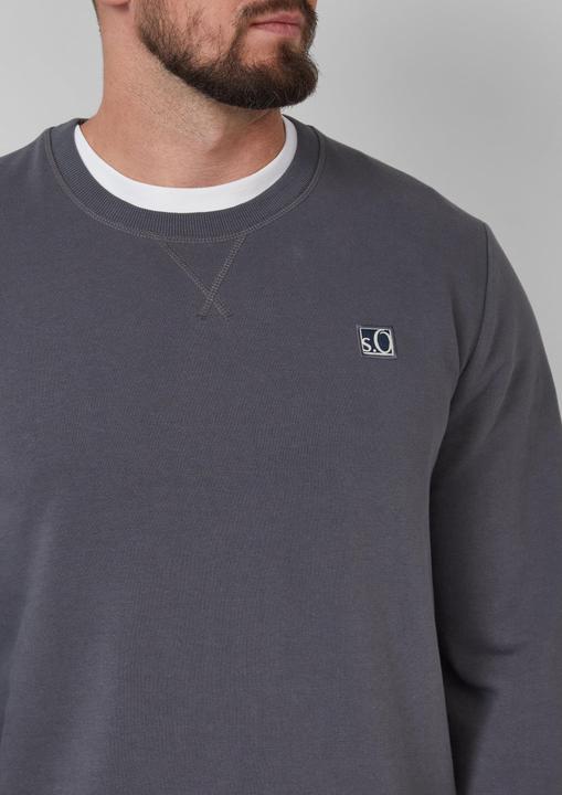 Produktbild s.Oliver Sweatshirt Sweatshirt aus Baumwollmix mit Crew Neck (XXL)