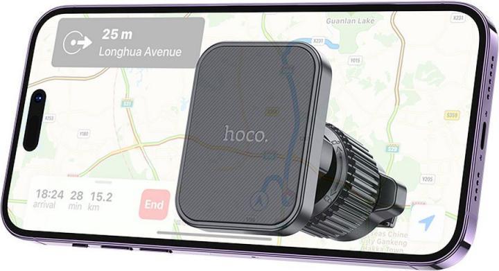 Actual product image Hoco Auto holder magnetic car holder for air vent H32 black