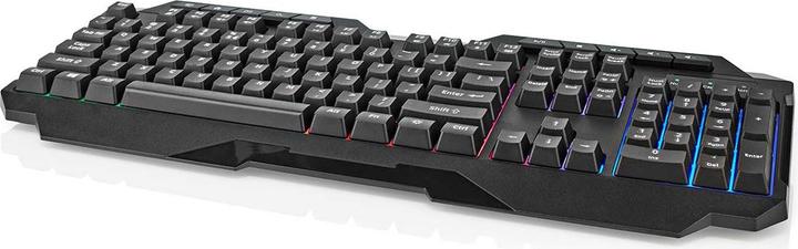 Actual product image Nedis Wired Gaming Keyboard | USB Type-A | Membrane Keys | LED | QWERTY | US Layout | Power Cord Length: (US, Cable)