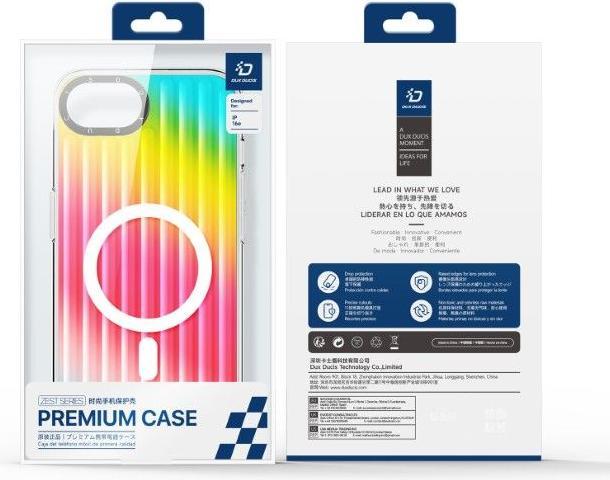 Immagine prodotto Apple iPhone 16e.- Zest Series Flip Case, Gradient Rainbow (Apple iPhone 16e, Apple iPhone 17e)