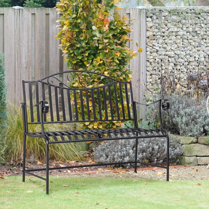 Produktbild Outsunny Gartenbank mit Stapelbarfunktion