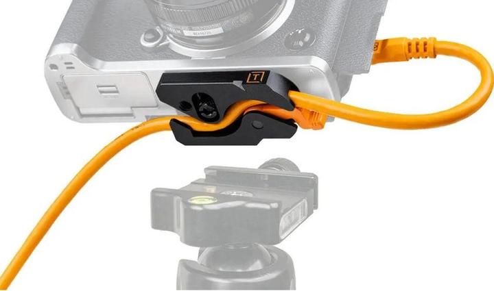 Actual product image Tether Tools LeverLock&Cable Kit Optima 10G gerade orange 9,2m