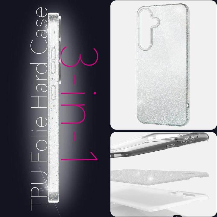 Produktbild Nalia ShinePop - Stabile Glänzende Glitzer Hülle - Glamour Glitter Cover (Samsung Galaxy S25)