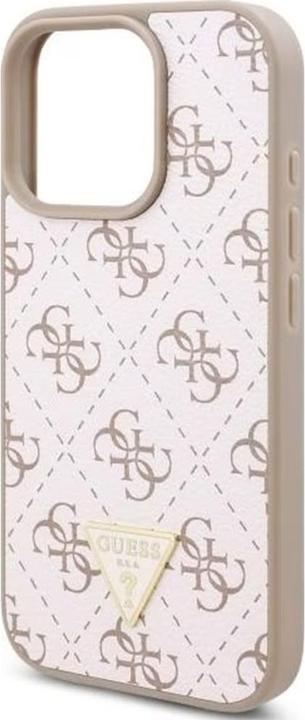 Produktbild Guess GUHCP16LPG4GPH iPhone 16 Pro 6.3" biały/white hardcase New 4G Triangle (Apple iPhone 16 Pro)