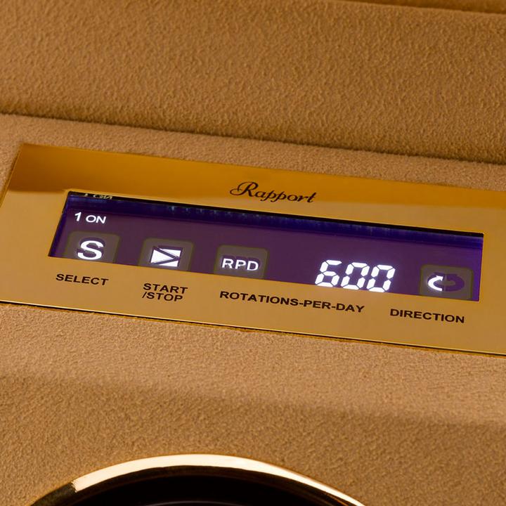 Produktbild Rapport London Perpetua III Single watch Winder Touch Screen Walnut (1x)