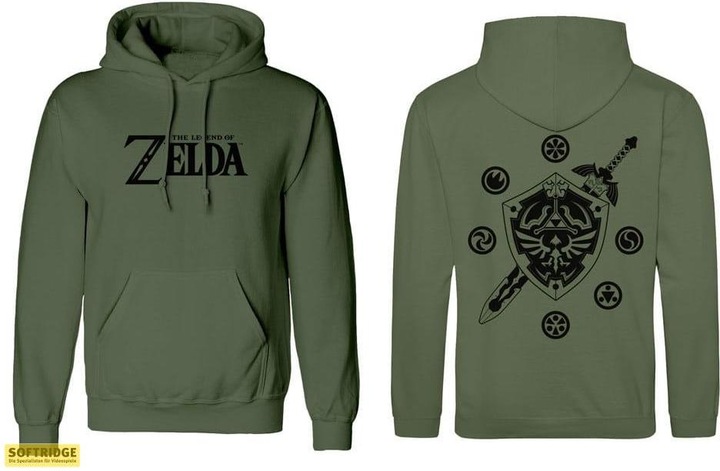 Image du produit Nintendo Legend Of Zelda - Logo Et Bouclier (M)