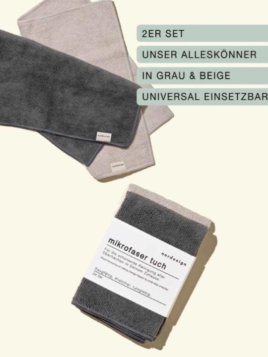 Produktbild Nordesign Mikrofaser Tuch (2 Stk.)