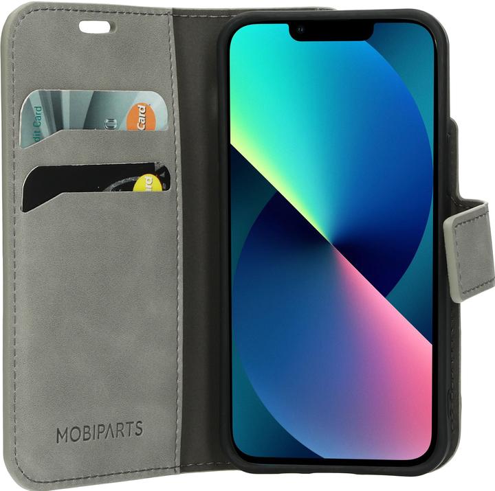 Produktbild Mobiparts Classic Wallet Case Apple iPhone 13 Mini Granite Grey (Apple iPhone 13 mini)