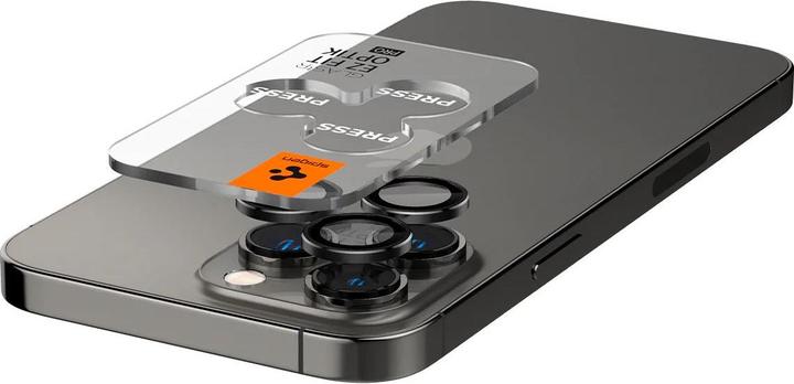 Immagine prodotto Spigen Optik.Tr Camera (2 pz., Apple iPhone 14 Pro, Apple iPhone 14 Pro Max, Apple iPhone 15 Pro, Apple iPhone 15 Pro Max, Apple iPhone 16 Pro, Apple iPhone 16 Pro Max, Apple iPhone 17 Pro, Apple iPhone 17 Pro Max)