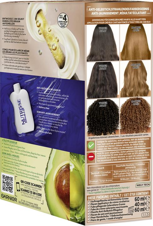 Actual product image Garnier Nutrisse (UL1 Natural brown)