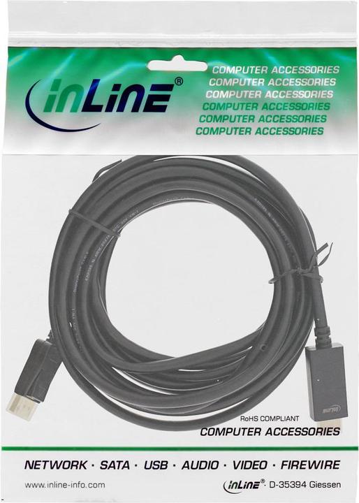 Produktbild InLine DisplayPort — HDMI (Typ A) (5 m, DisplayPort, HDMI, 2.0)