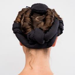 Actual product image Glov Spider Set Cold Curling Rollers For Long And Medium Hair Black 4 Pieces