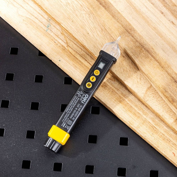 Produktbild Deli Tools Non-contact voltage tester EDL8011, 12/48-1000V AC (black) (CAT III 1000V)