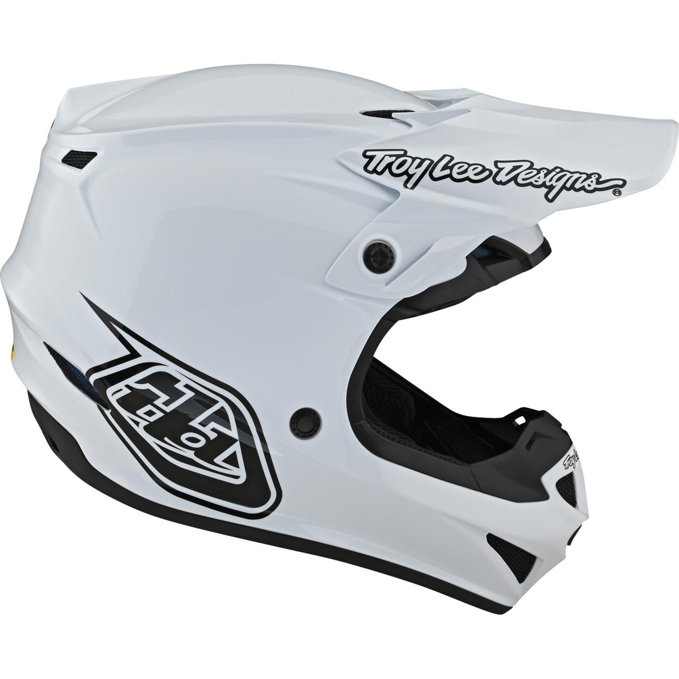 Troy Lee Designs, Motorradhelm, SE4 Polyacrylite Helmet - Mono (55 - 56 cm, S)