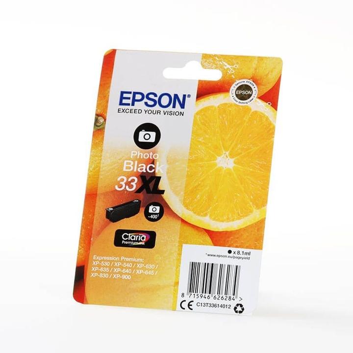 Actual product image Epson 33XL Claria Premium (PBK)