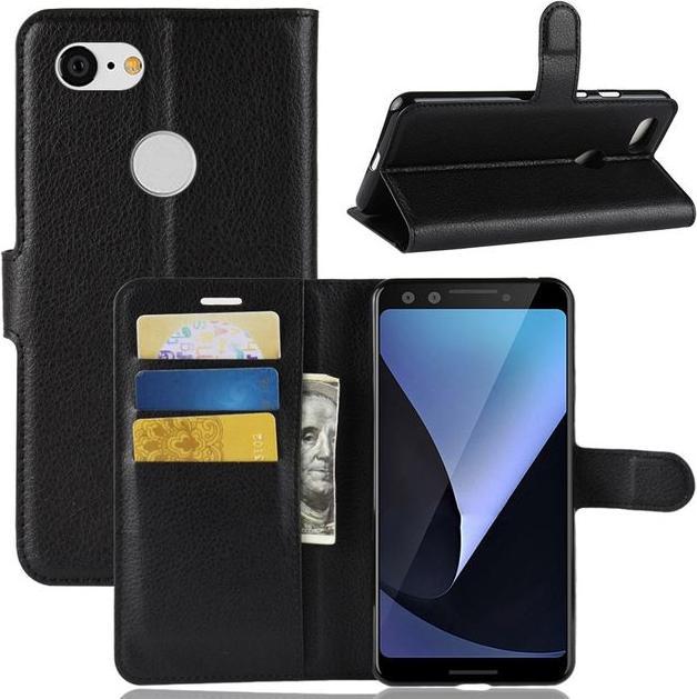 Actual product image MU Classic Litchi Leather Bookcover Series (Google Pixel 3 XL)