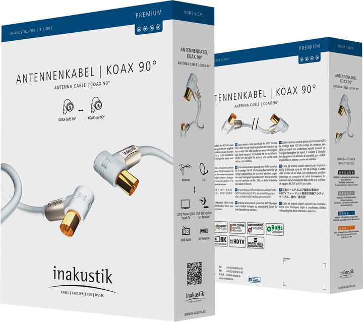 Produktbild Inakustik Premium 90° (100 dB, Antennenkabel)