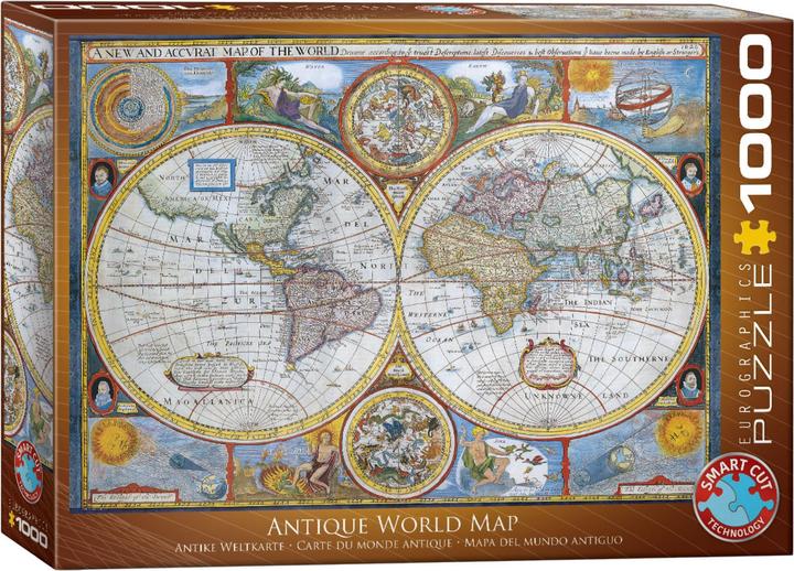 Produktbild Eurographics Antique World Map (1000 Teile)