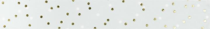 Actual product image Rico Design Washi Tape dots 1.5 cm x 10 m, gold/mint