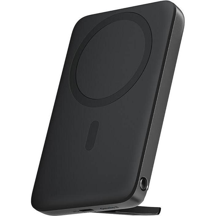 Aukey Powerbank magnetico PB-MS01, 6700mAh, 15W (nero) (6700 mAh, 15 W, 25.46 Wh), Powerbank, Nero