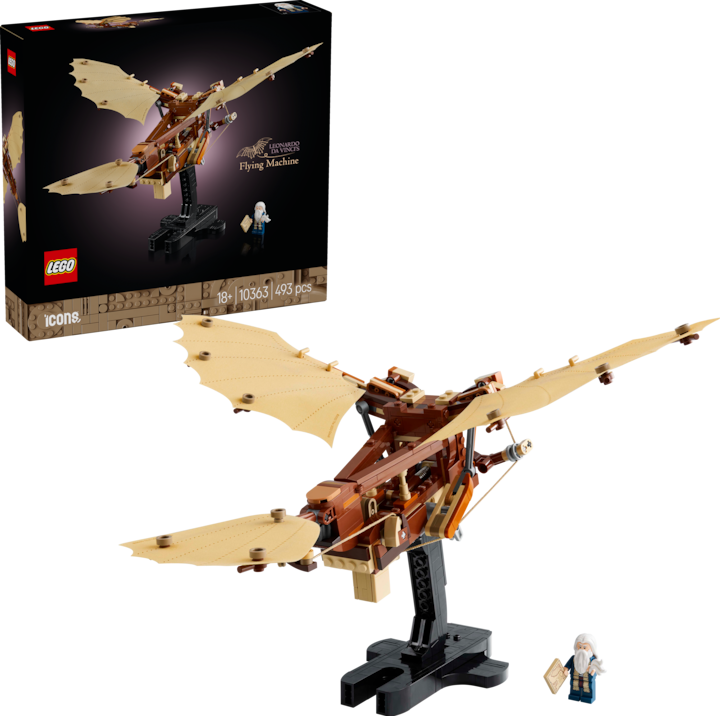 Produktbild LEGO Die Flugmaschine von Leonardo da Vinci (10363, LEGO Icons)