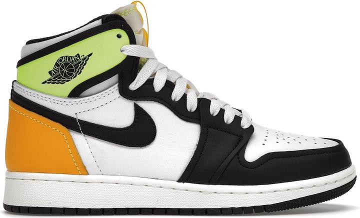 Image du produit Jordan 1 Retro High White Black Volt University Gold (GS) (38)