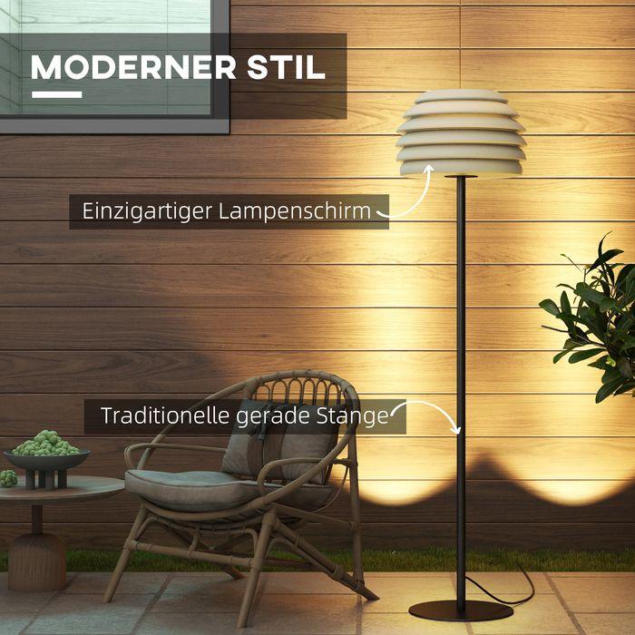 Produktbild Swisshandel24 Stehlampe Outdoor Tragbare Standleuchte für Indoor & Outdoor, IP44, Dimmbar, Warmweiss, ohne Glühbir (E27)